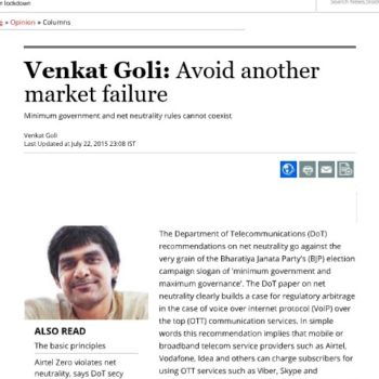 Avoid Another Market Failure